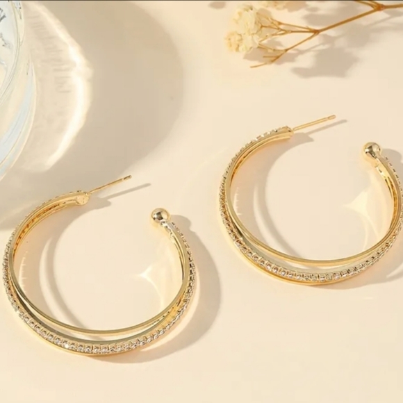 Take 50% off! Hoop earrings - Picture 4 of 5